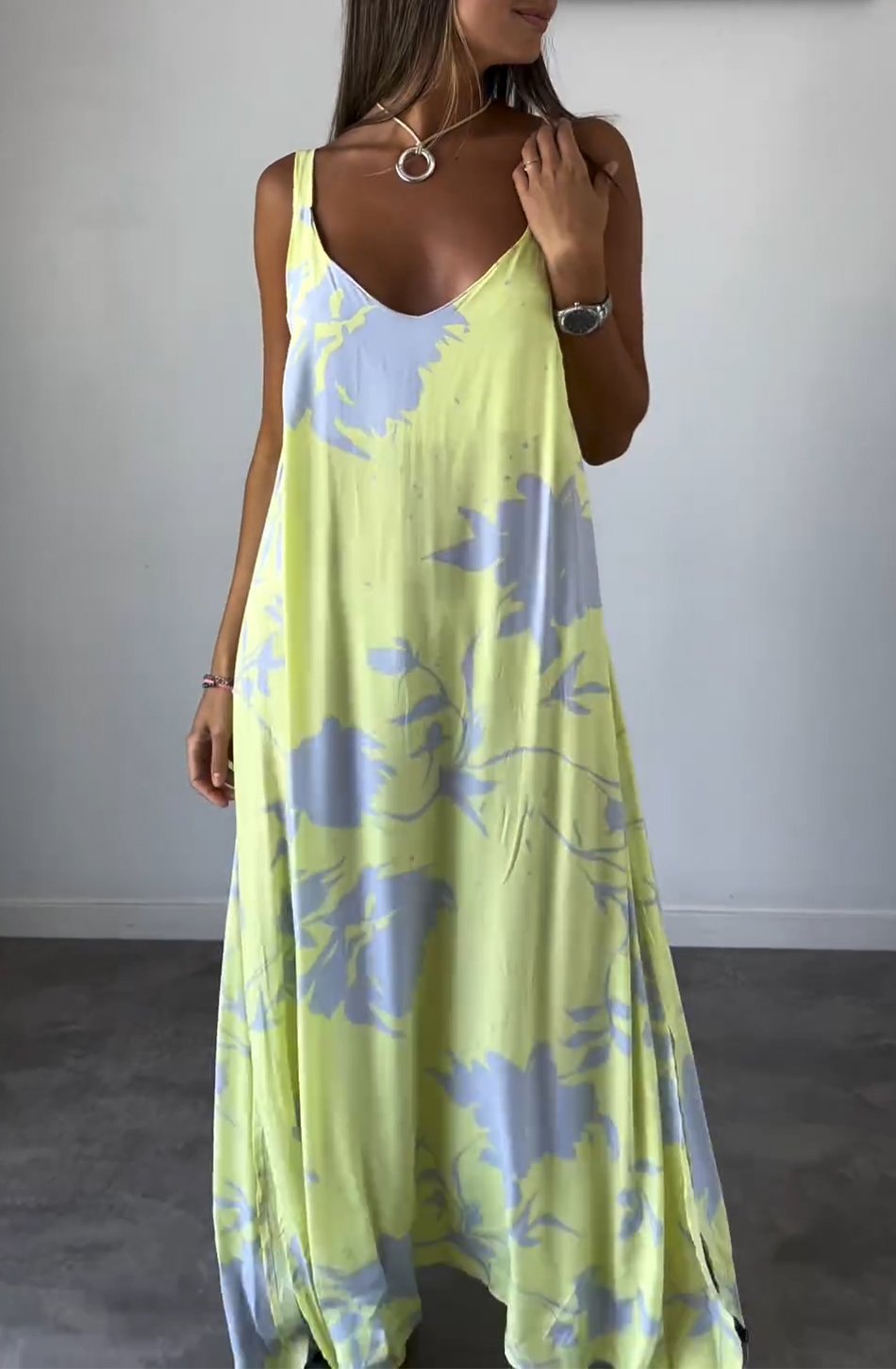 Elynn | Comfy Gedrukte jurk