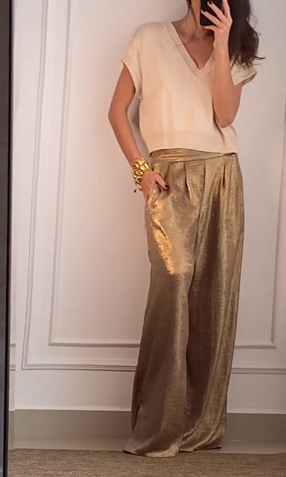 Maelynn | Elegante top en broek set
