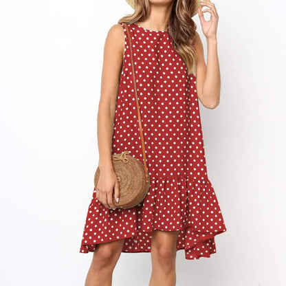 Zomerse chiffon jurk