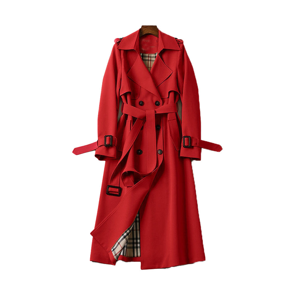 Dames Trenchcoat met dubbele knoopsluiting