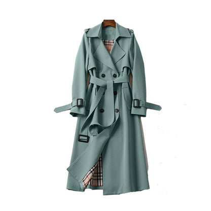 Dames Trenchcoat met dubbele knoopsluiting