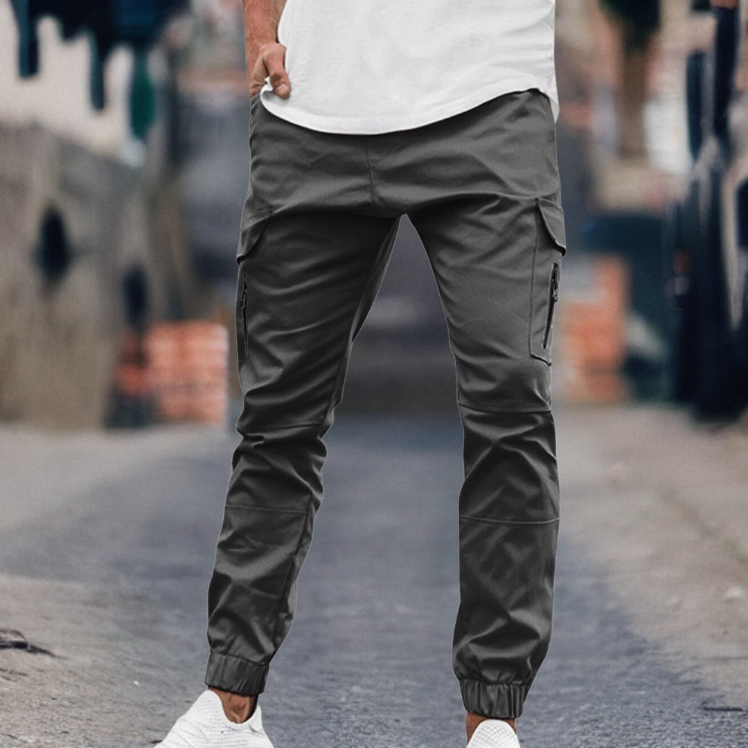 Zacharias™ - Stijlvolle cargo broek met een slanke pasvorm