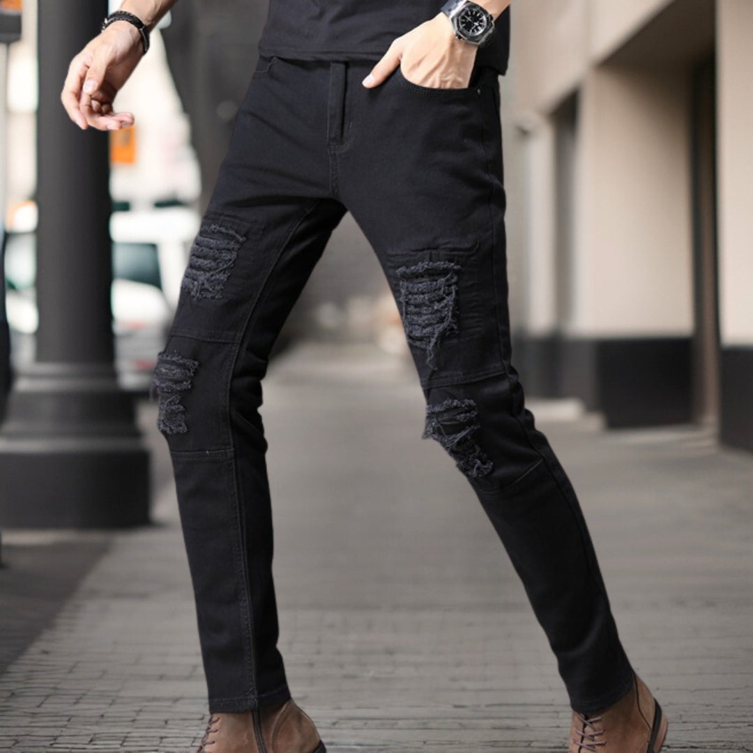 Finnegan™ | Modieuze casual broek met baleinen