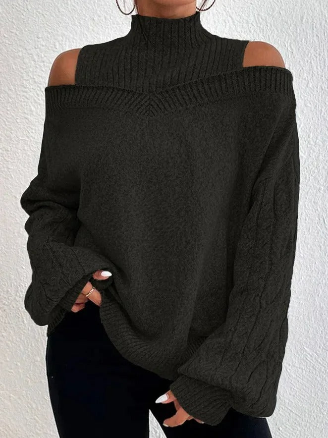 Trendy off-shoulder trui voor dames