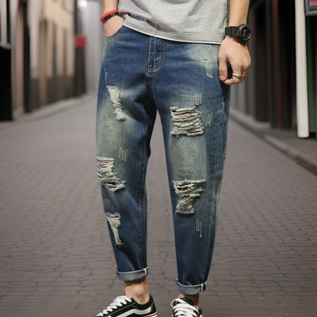 Wesley™ geribde broek van hoge kwaliteit met losse pasvorm