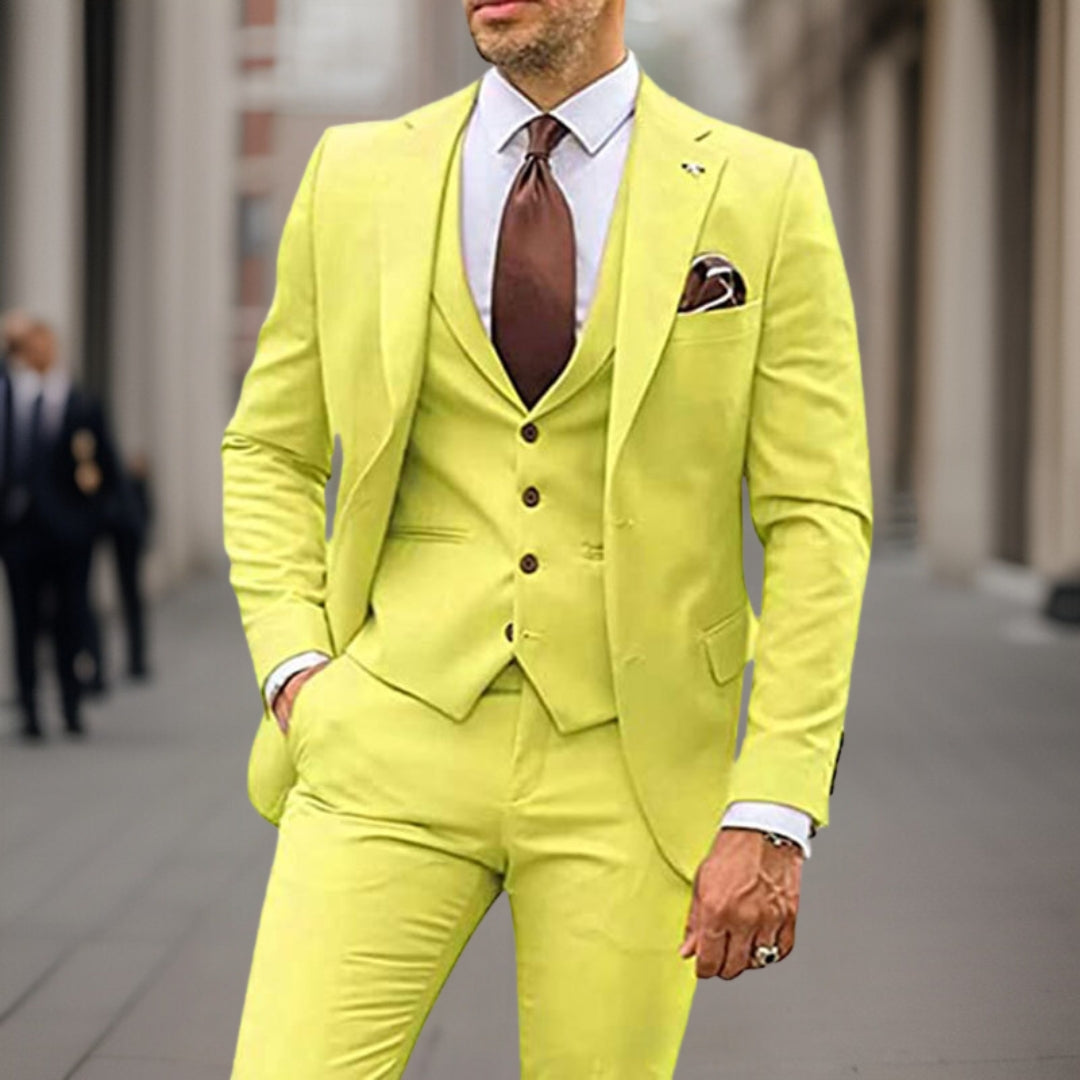 Danielius | Hoge kwaliteit business suit 3-delig pak set