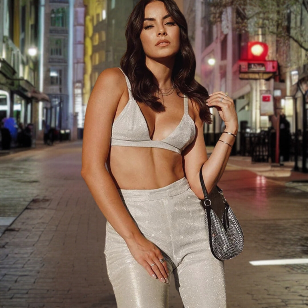 Katrin™ Glimmend kostuum in 3 delen