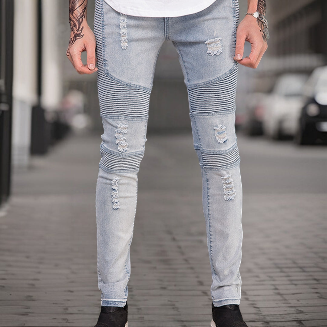 Dwayne | Modieuze denim broek
