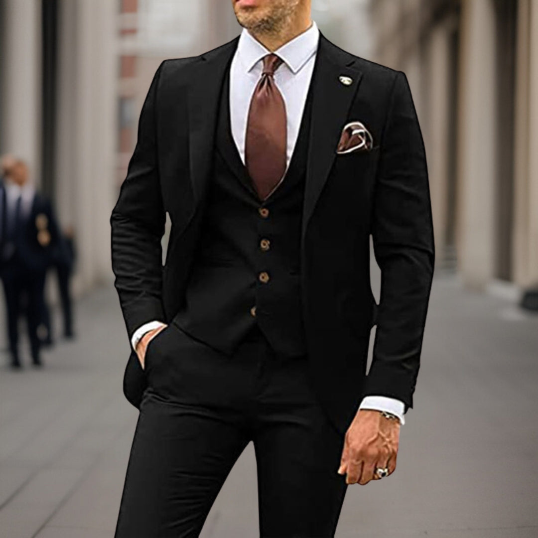 Danielius | Hoge kwaliteit business suit 3-delig pak set