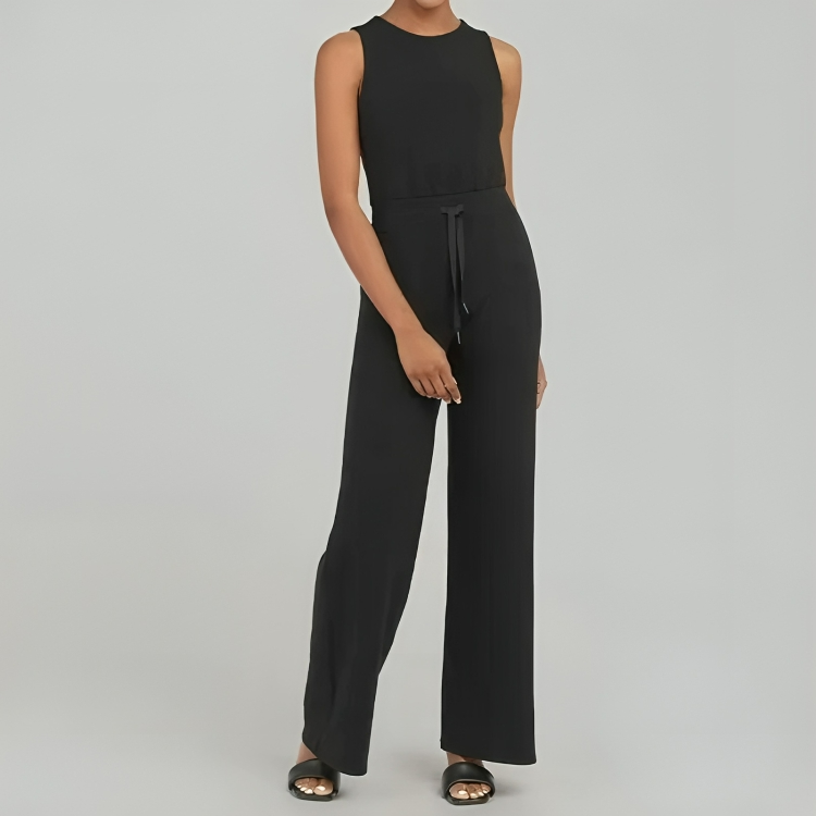 Ronde hals Casual mouwloze jumpsuit voor vrouwen