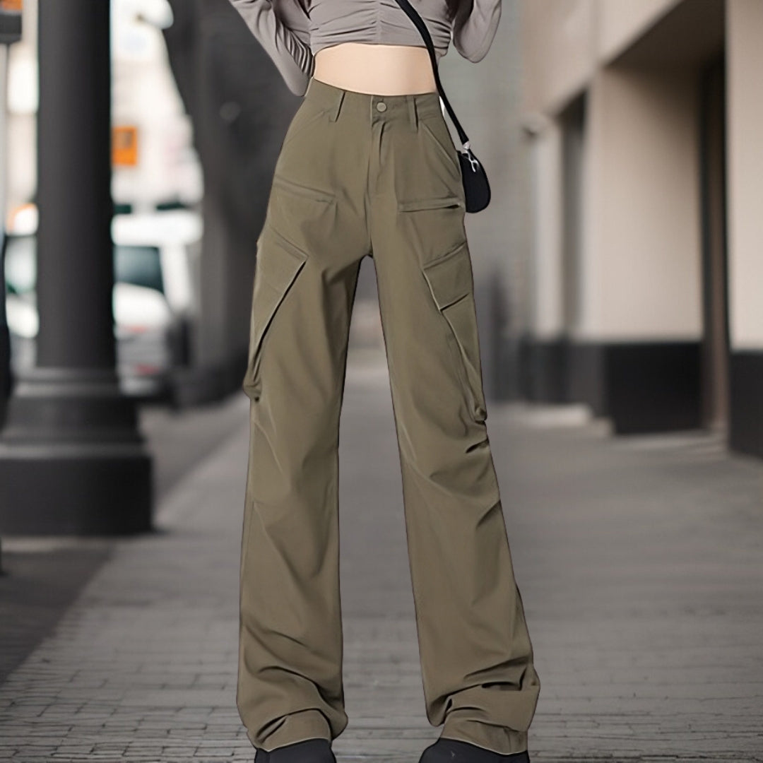 Yara™ | Stijlvolle baggy cargo broek