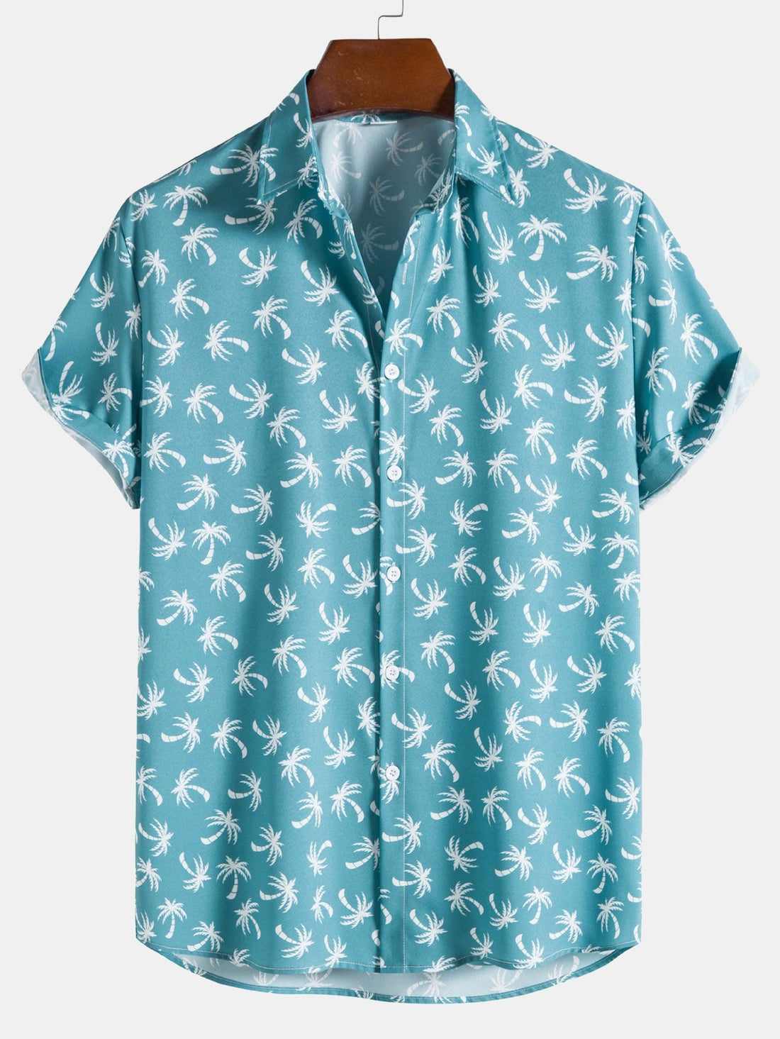 Shirt met kokospalmprint