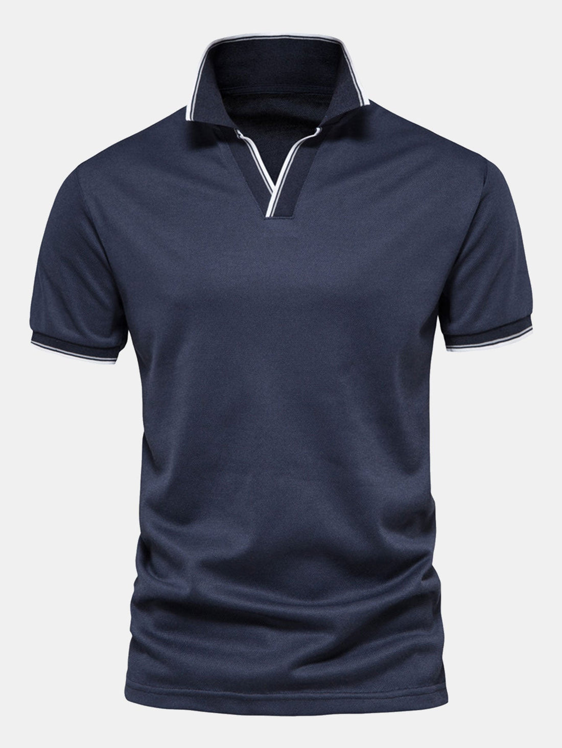 Man V Hals Poloshirt