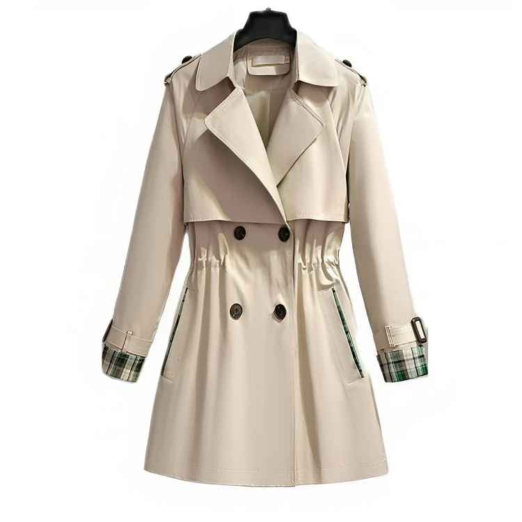 Halflange trenchcoatjurk voor vrouwen