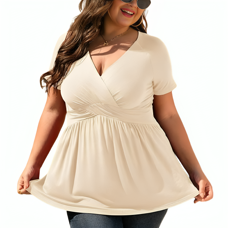 Elegante V-hals blouse voor dames