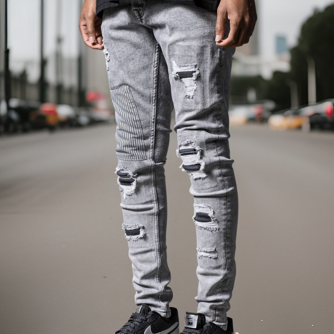 Arvid™ Premium gescheurde skinny jeans