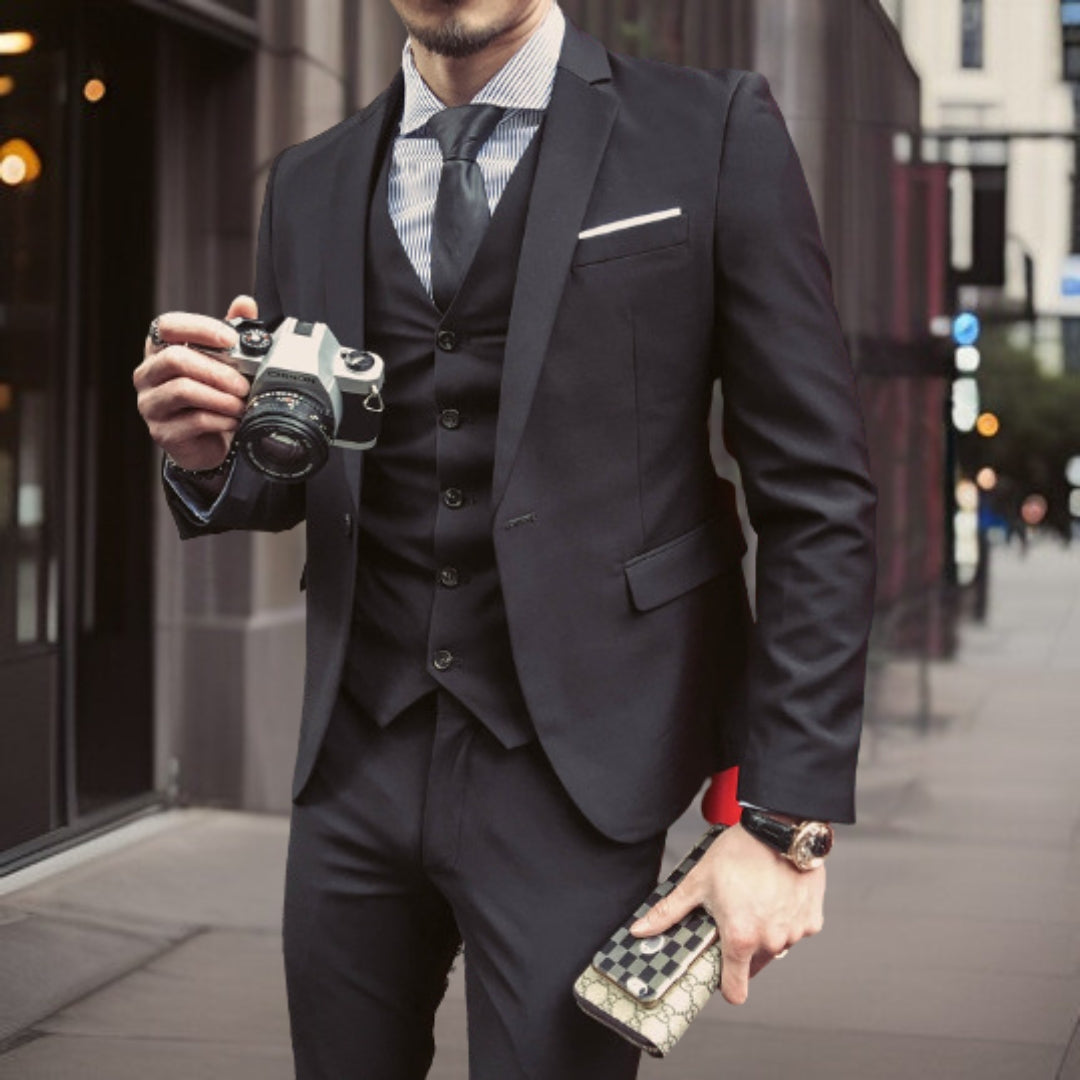 Benedikt™ | Fijnste 3-delige slimline pakken