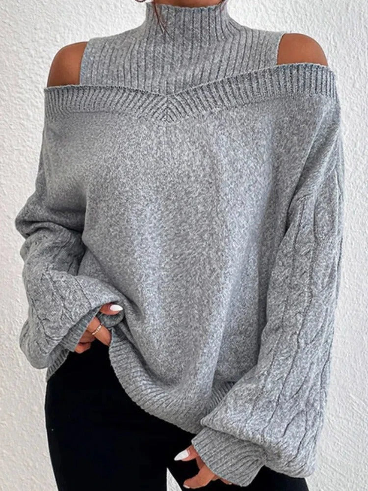 Trendy off-shoulder trui voor dames