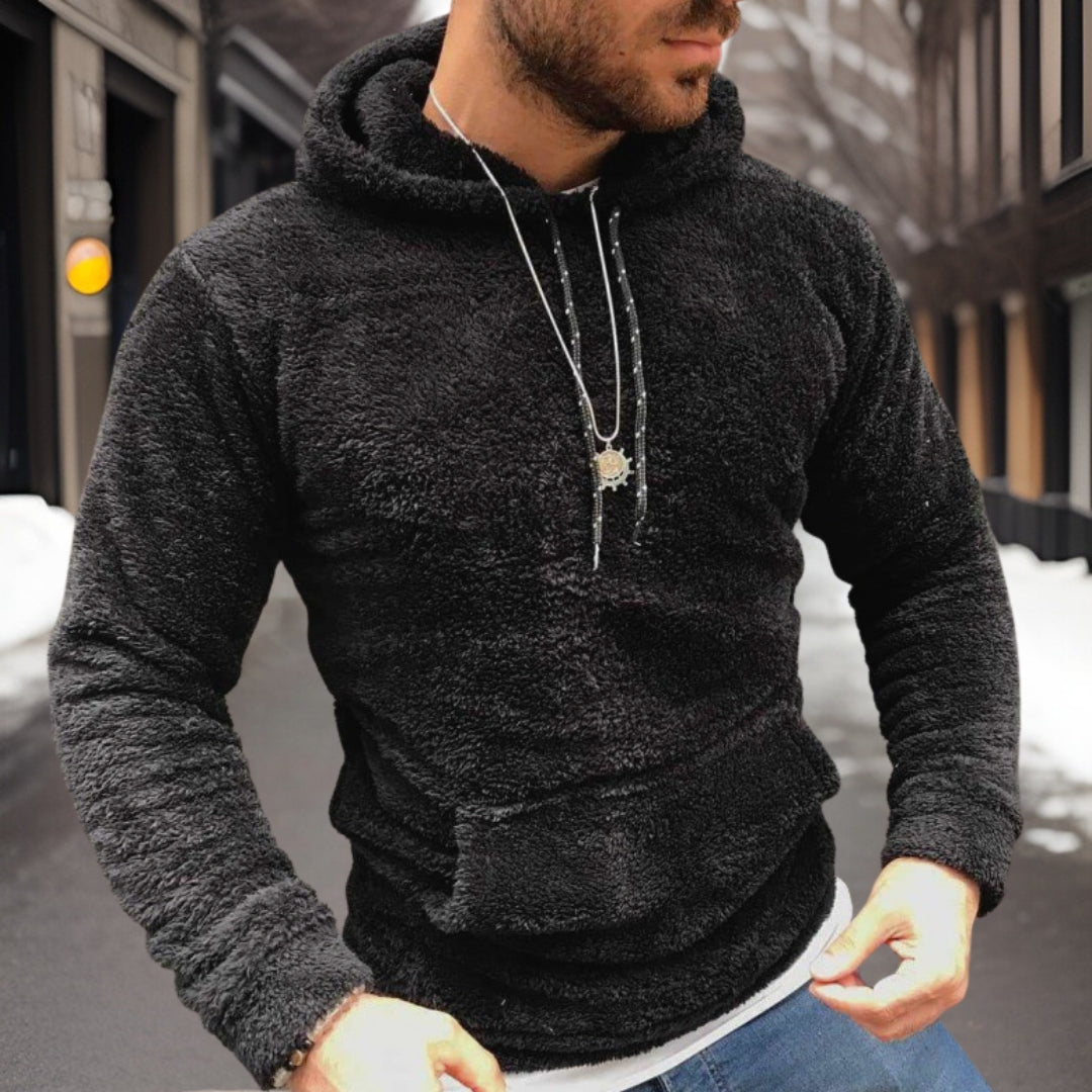 Franklin™ - Stijlvolle warme hoodie met bontrand