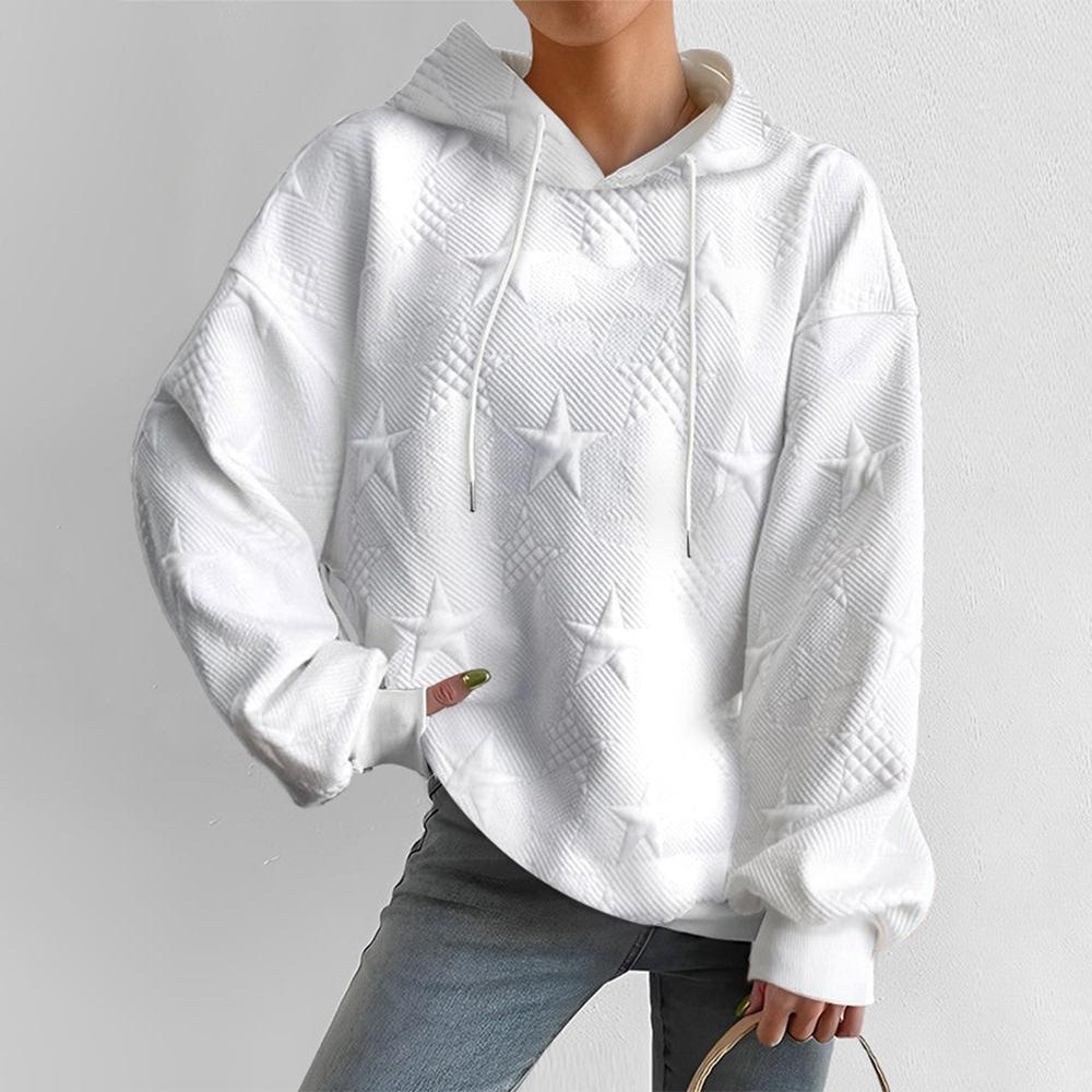 Gezellig sweatshirt met sterrenpatroon