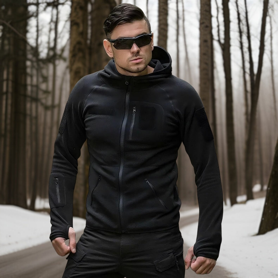 Comfortabele jas met capuchon van hoge kwaliteit