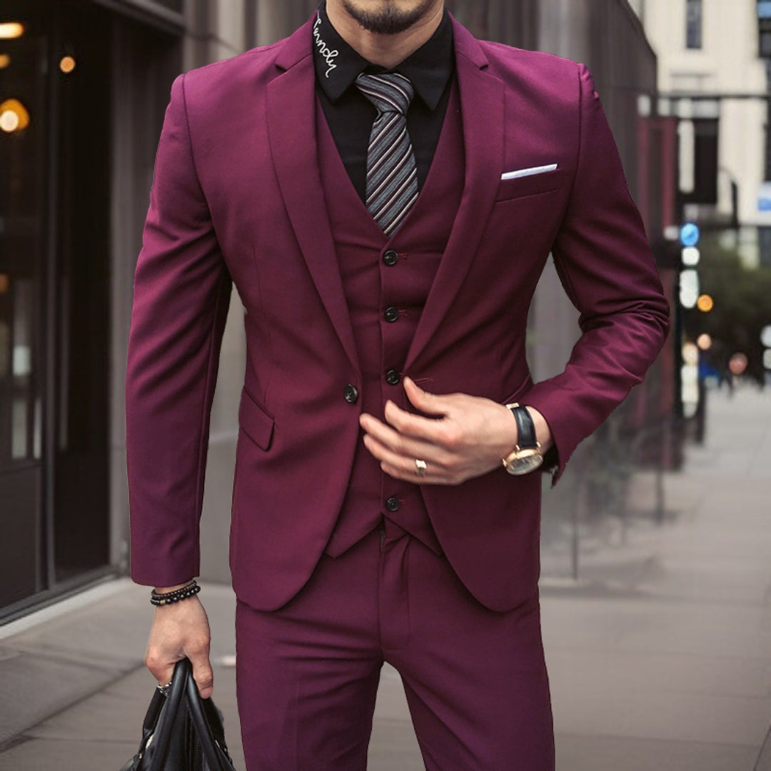 Benedikt™ | Fijnste 3-delige slimline pakken