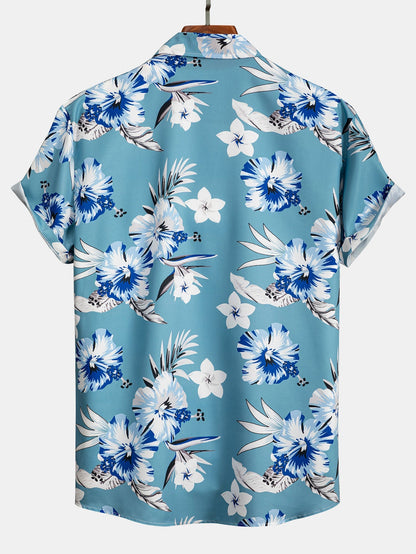 Tropisch Overhemd met Bloemenprint