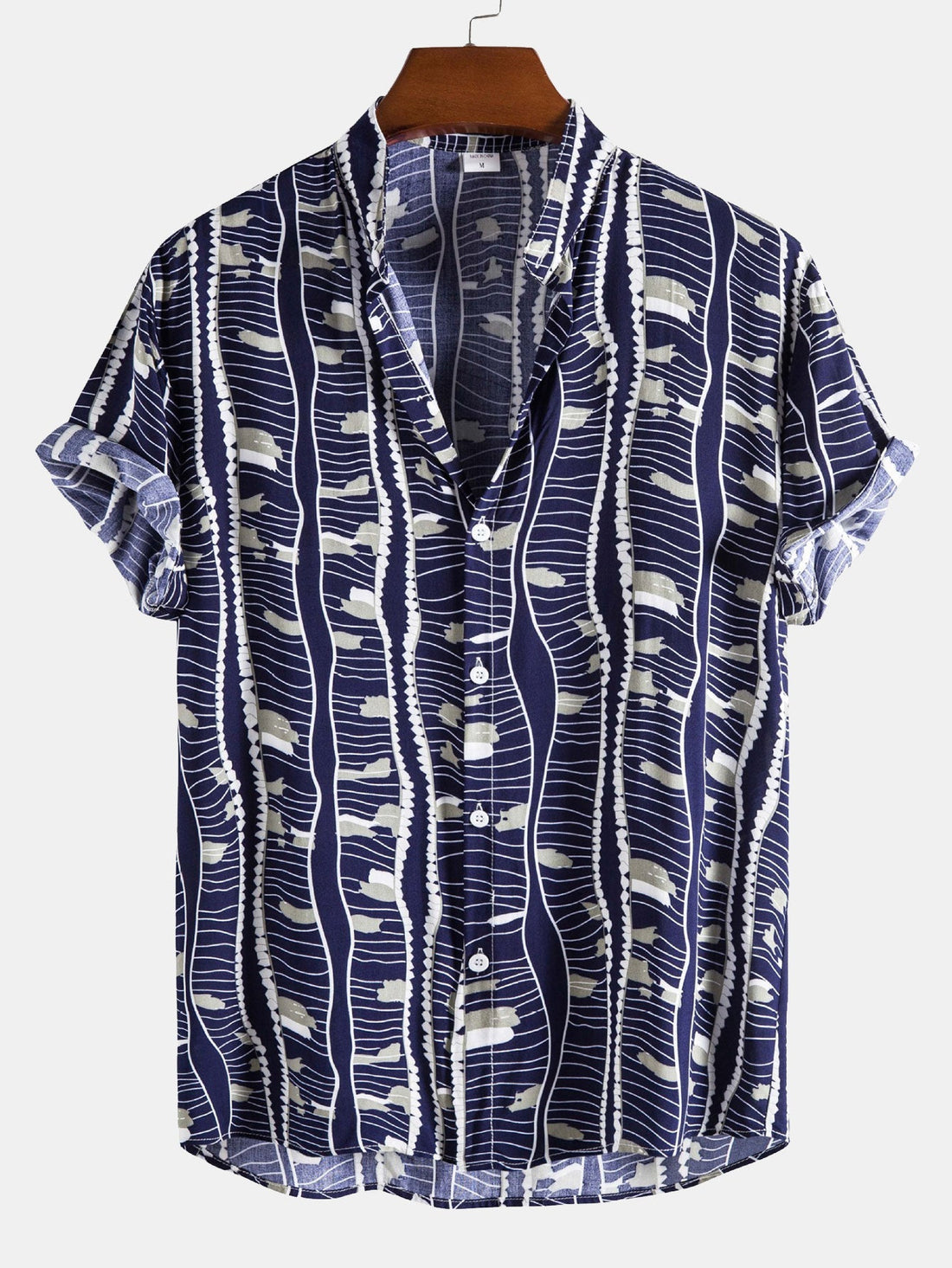 Overhemd met staande kraag