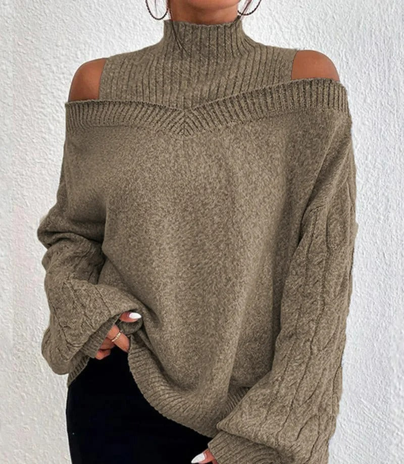 Trendy off-shoulder trui voor dames