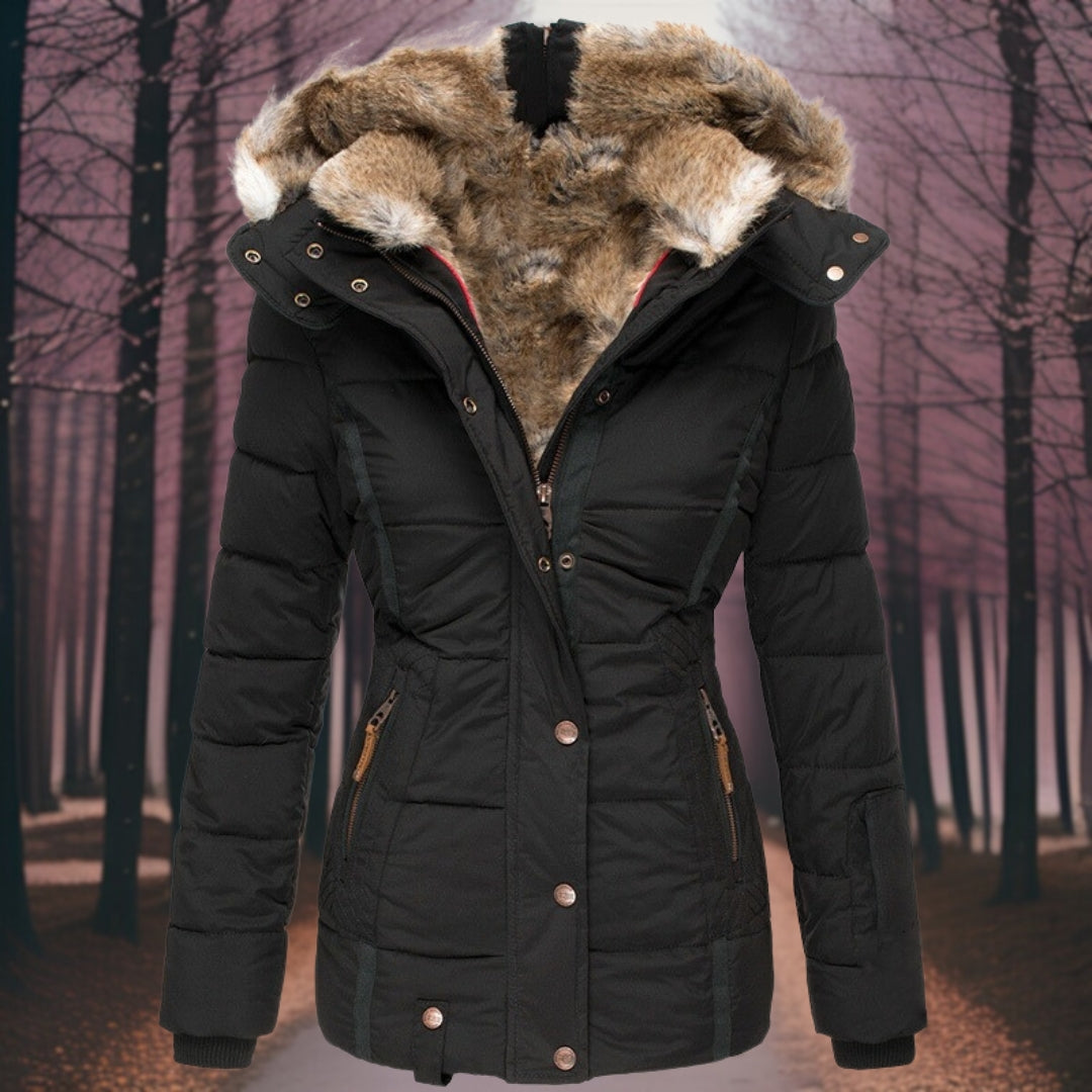 Nadine™ Warme winterjas met capuchon