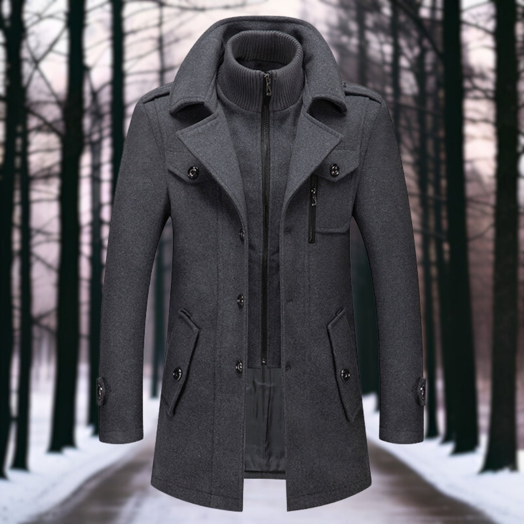 Cedric™ wollen jas van hoge kwaliteit voor zakenreizigers