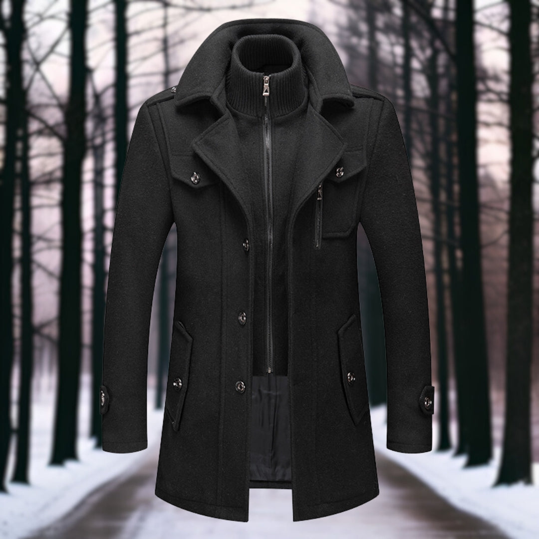 Cedric™ wollen jas van hoge kwaliteit voor zakenreizigers