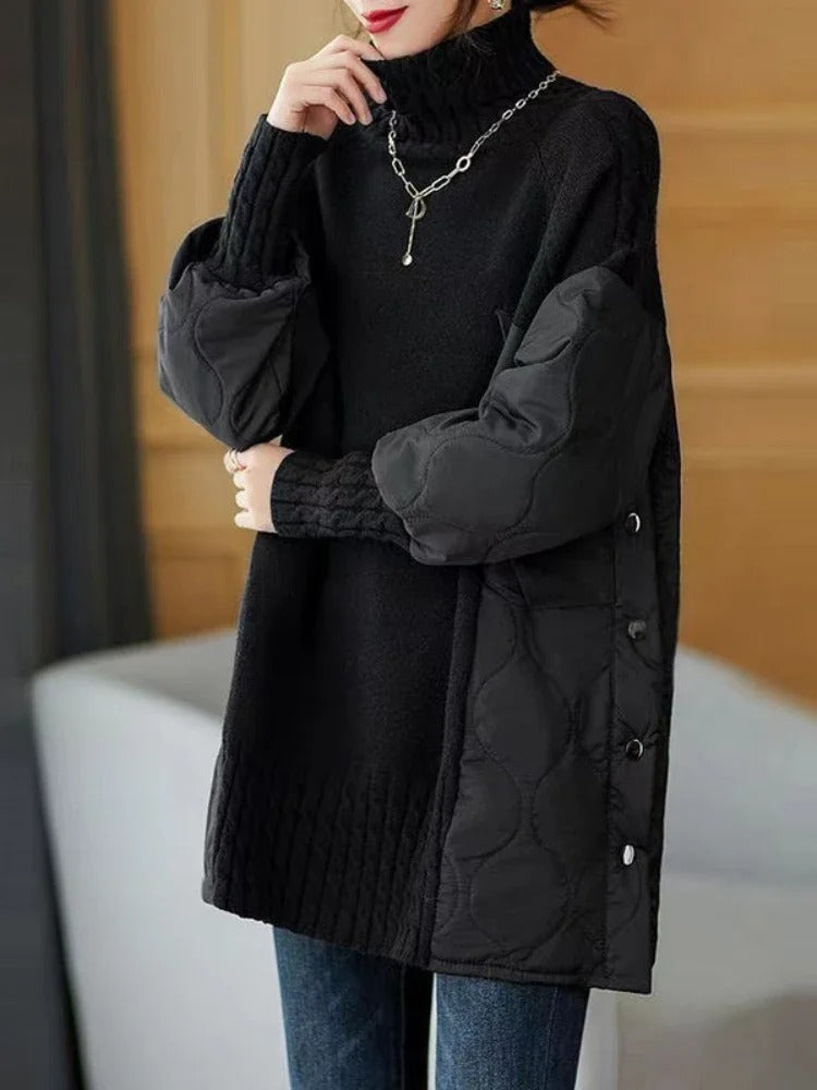 Lange Gebreide Coltrui Voor Vrouwen