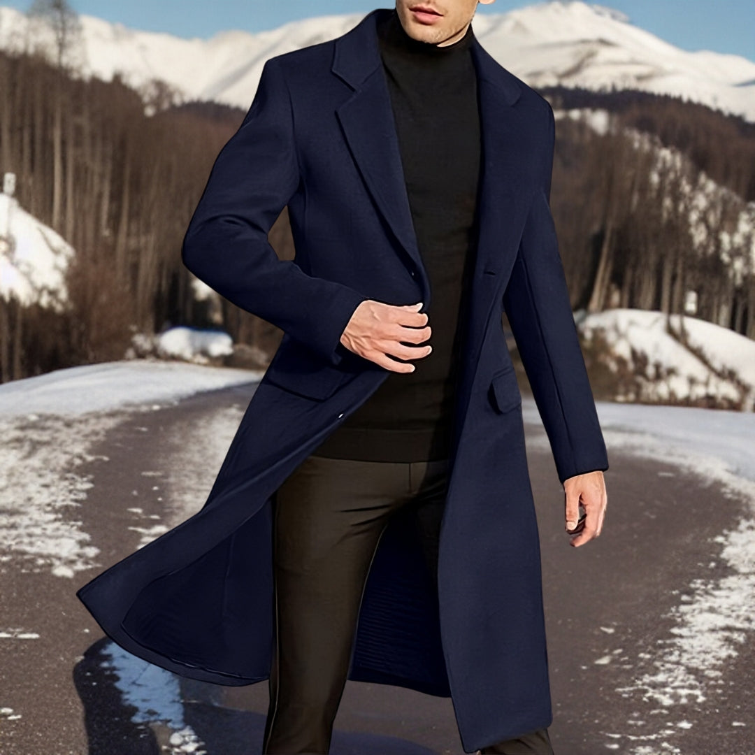 Emilian™ | Warme wollen jas van hoge kwaliteit