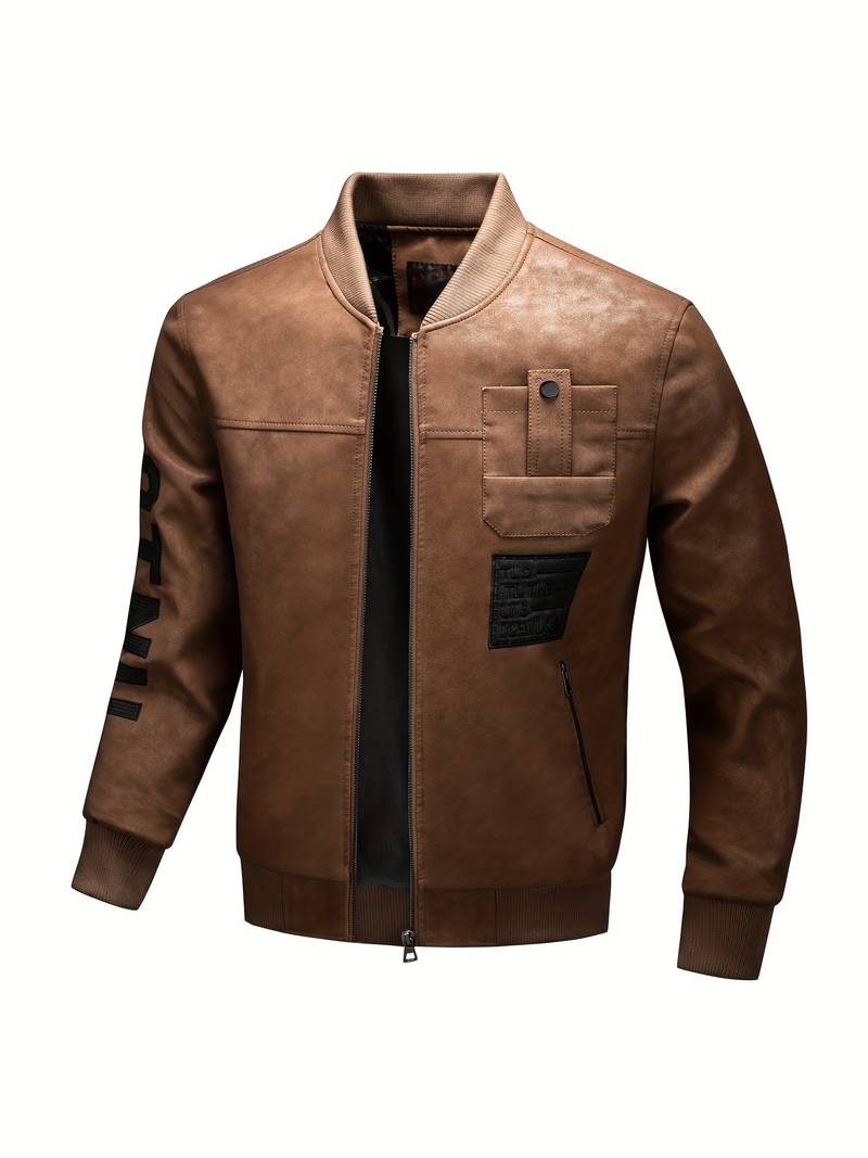 Isaac - Stijlvol leren jack voor mannen