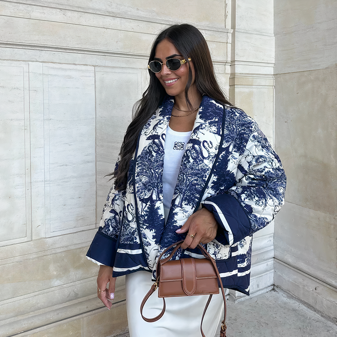 AYLIN - Gevoerd katoenen vest