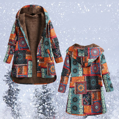 Bliss™ Bohemian gebloemde winterjas