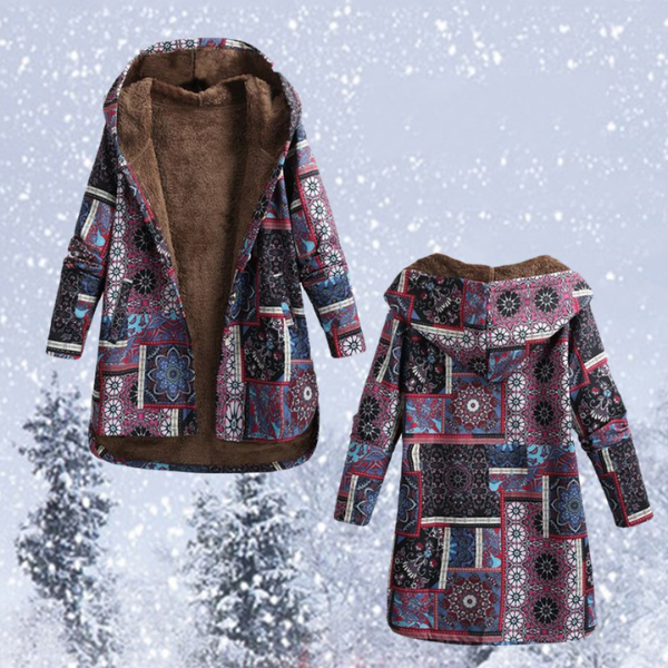 Bliss™ Bohemian gebloemde winterjas