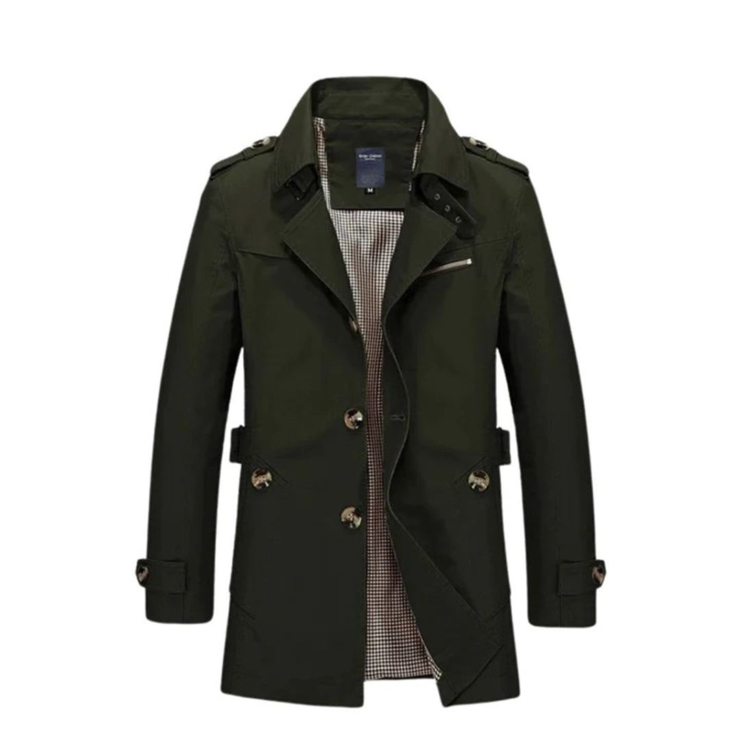 LUCAS™ Slanke trenchcoat voor heren