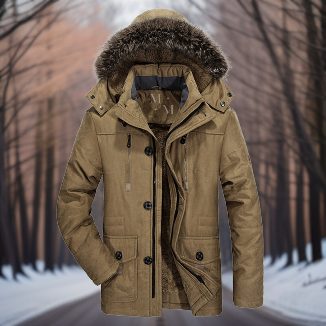 Benno™ Fluwelen cape met capuchon