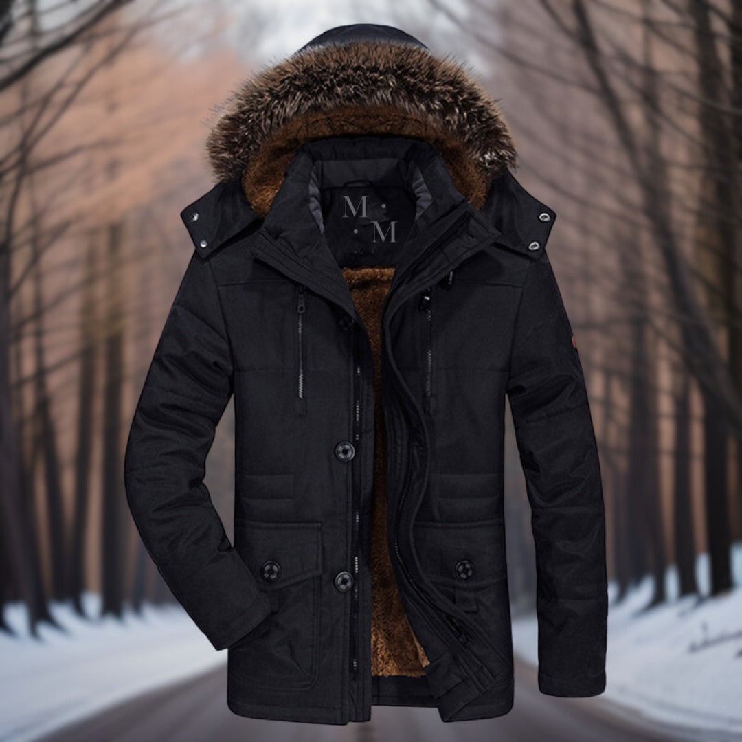 Benno™ Fluwelen cape met capuchon