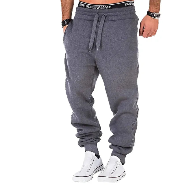 Sweatbroek met elastische taille Joggers voor heren