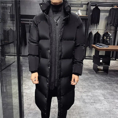 Don - Relaxed mid-length parka Winddichte katoenen jas