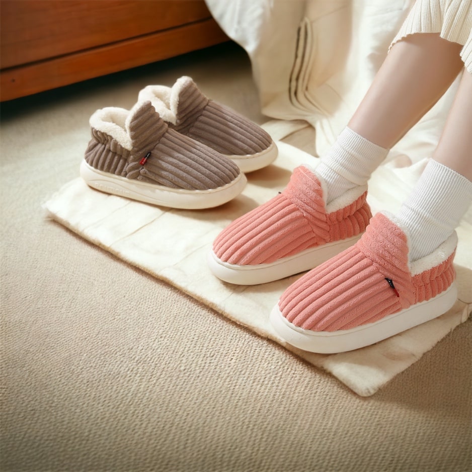 Ultiem voetcomfort met pluchen slippers
