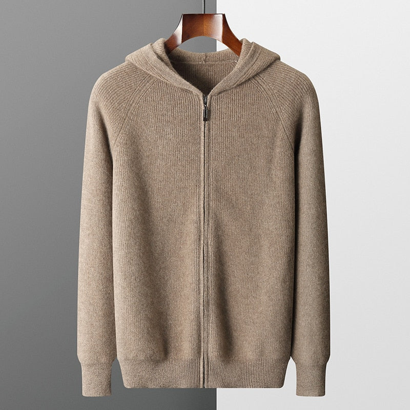 Jaxon Woll-comfort: Jaxon heren hoodie gemaakt van hoogwaardige wol.