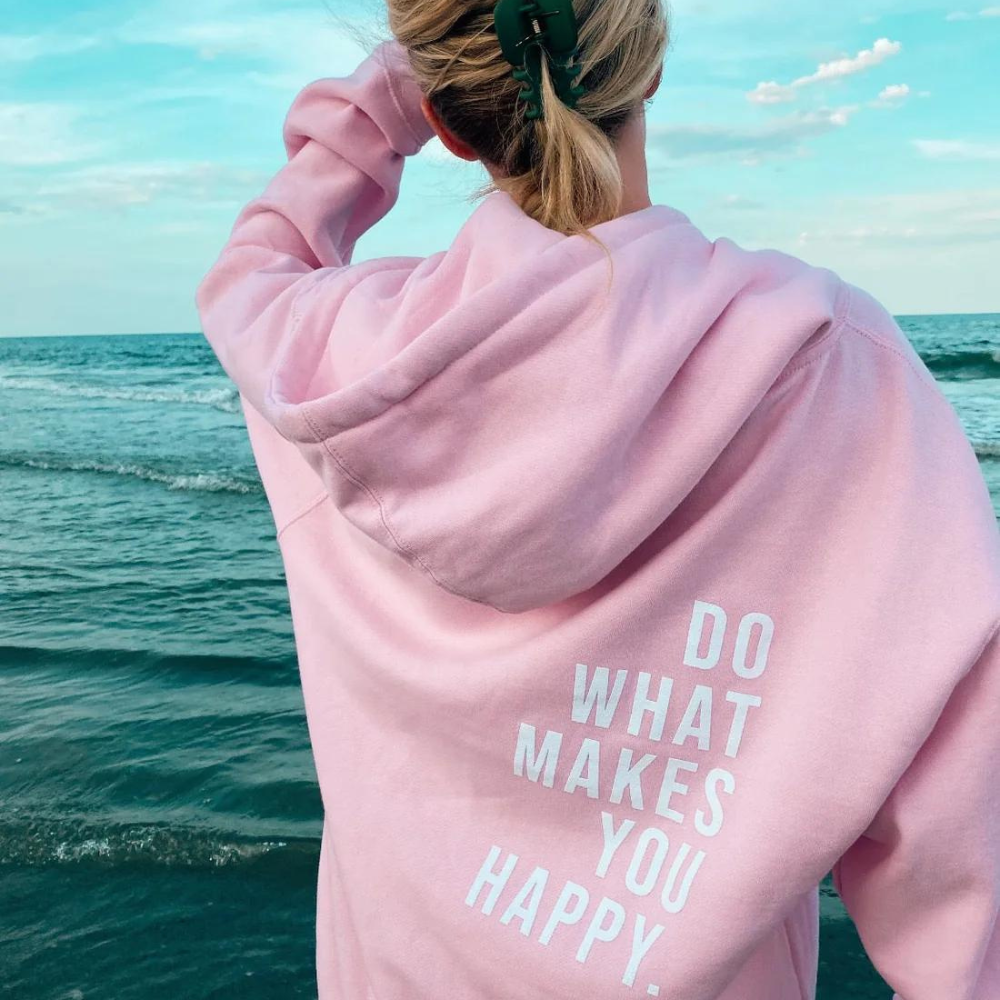 "Doe wat je gelukkig maakt" Hoodie
