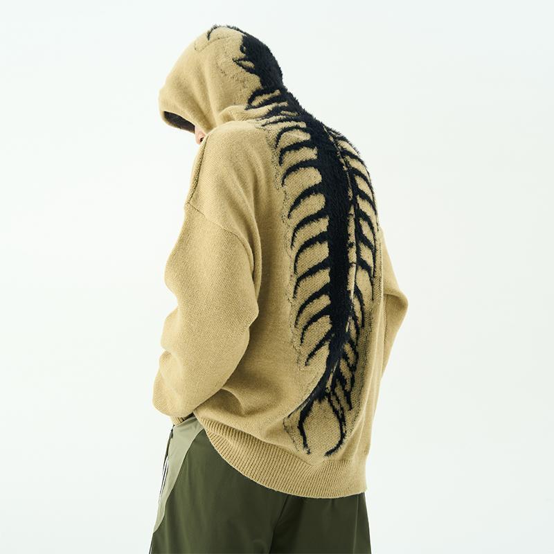 Gebreide Duizendpoot Hoodie