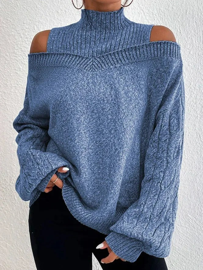 Trendy off-shoulder trui voor dames