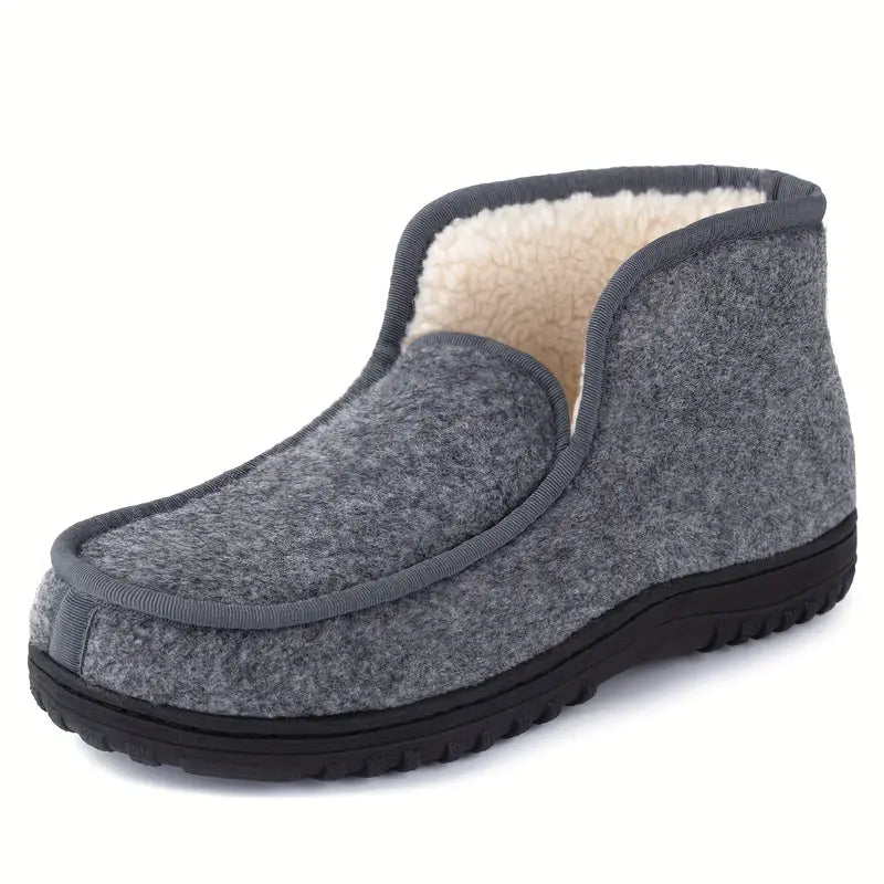 Comfortabele herenslippers met nepneus en memory foam