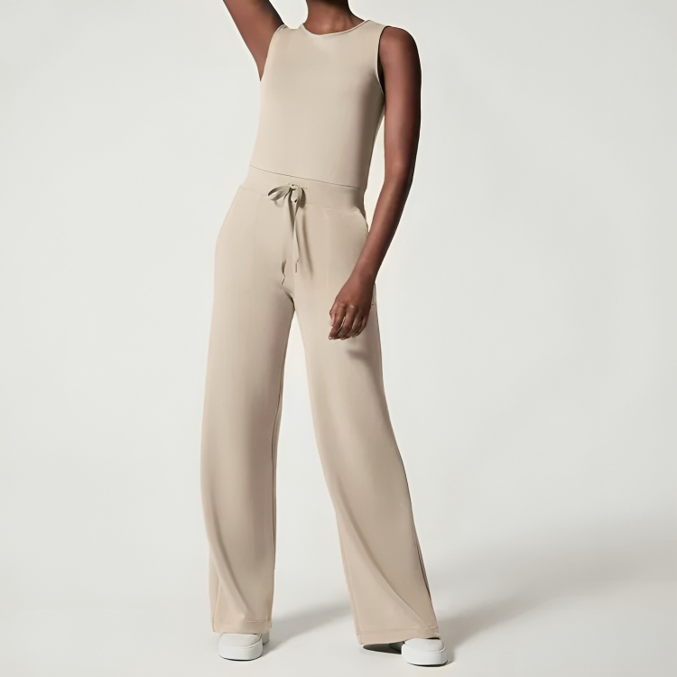 Ronde hals Casual mouwloze jumpsuit voor vrouwen